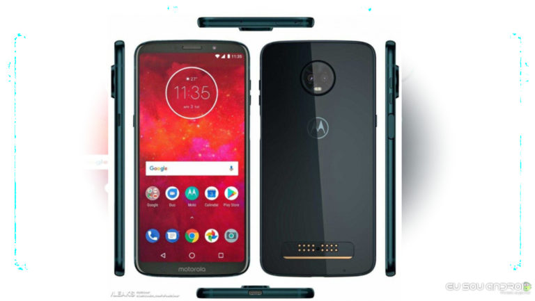 Moto Z3 Play Virá com sensor de Impressão Digital Lateral