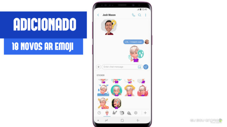 Samsung Lança 18 Novos AR Emoji para o Galaxy S9 e S9 Plus