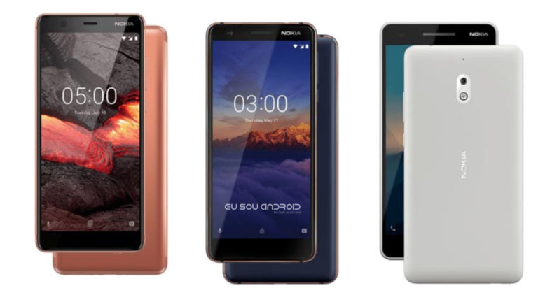 Três Novos Telefones