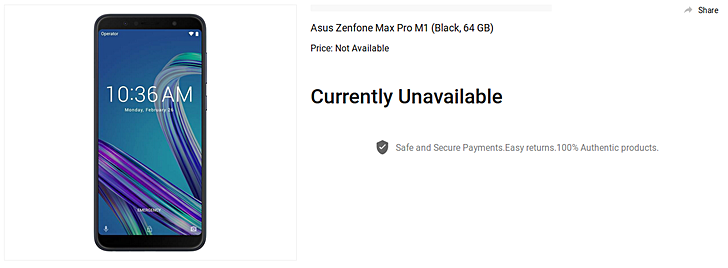Asus ZenFone Max Pro M1