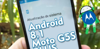 Motorola Está Testando Android 8.1 Para o MOTO G5S PLUS