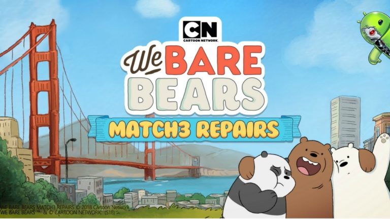 We Bare Bears Match3 Repairs Disponível para Android