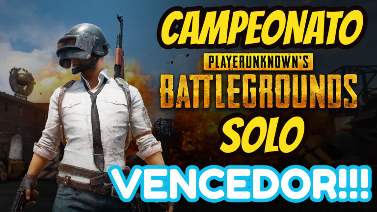 Vencedor do Primeiro Campeonato PUBG Mobile Solo EuSouAndroid