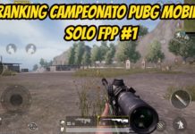 Ranking Campeonato PUBG Mobile SOLO FPP #1 Ranking Campeonato PUBG Mobile SOLO FPP