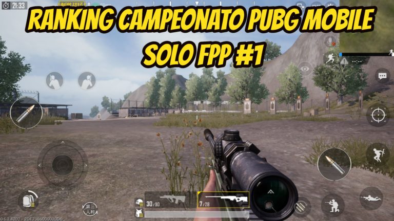 Ranking Campeonato PUBG Mobile SOLO FPP