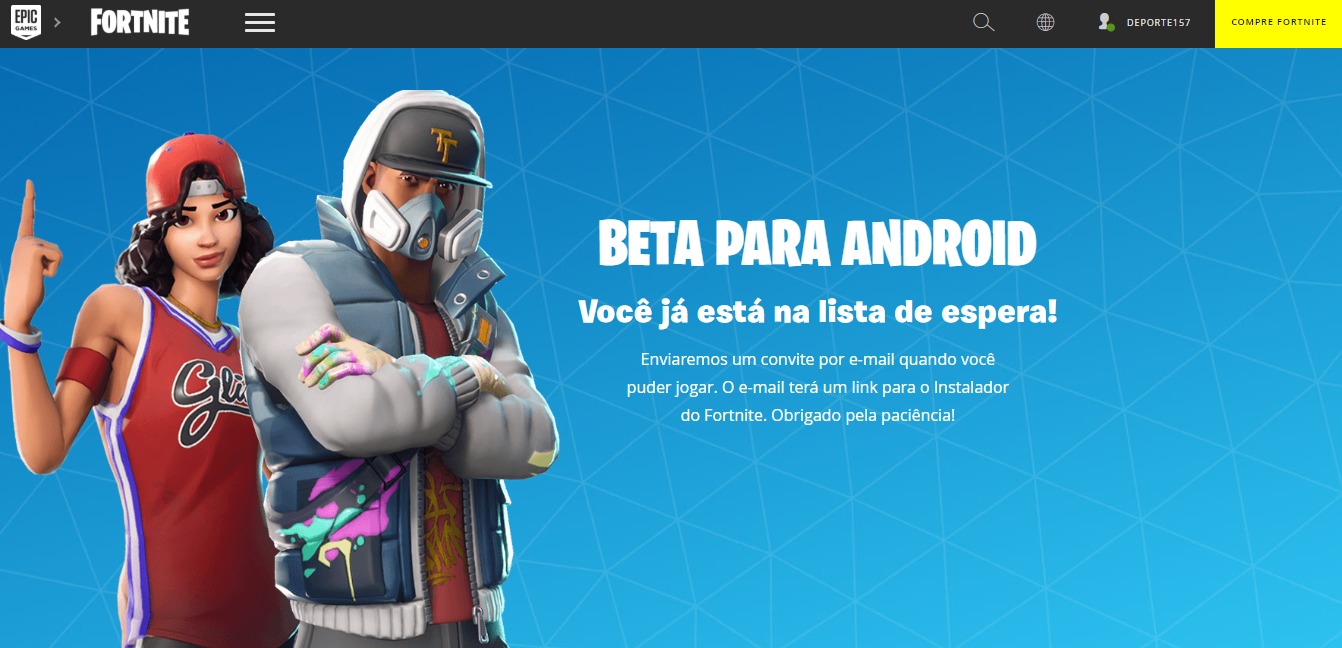 Como baixar Fortnite para seu Android