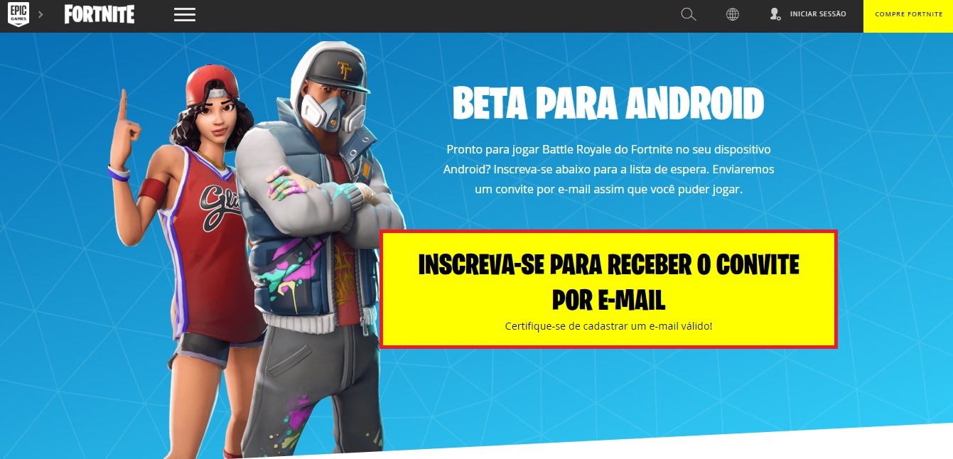 Como jogar Fortnite no Android