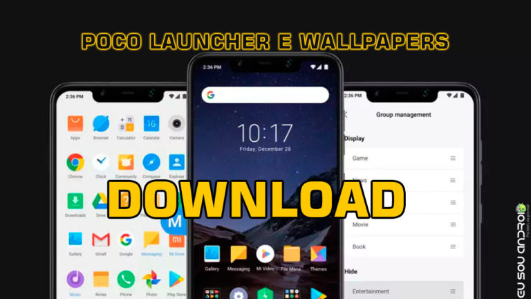 Launcher e Wallpapers do POCO F1 launcher capa