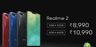 Oppo anuncia o Realme 2 com câmera dupla Oppo anuncia o Realme 2 com câmera dupla