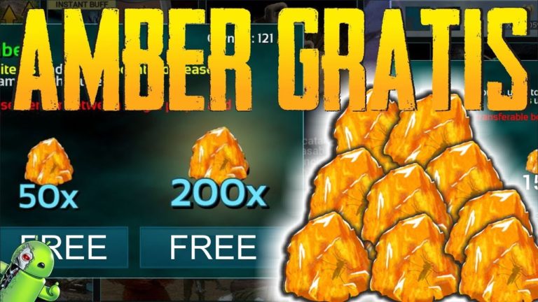 AMBER GRATIS no ARK MOBILE – 3 FORMAS DE CONSEGUIR AMBER GRATIS + 1 FORMA BÔNUS