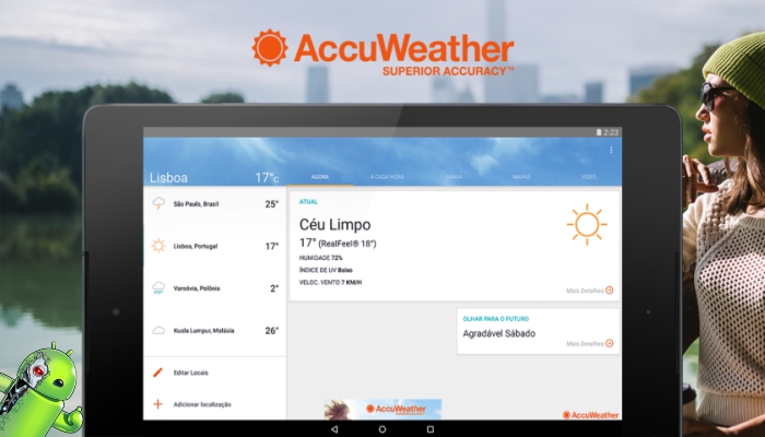 AccuWeather - Alertas e relatórios do clima local