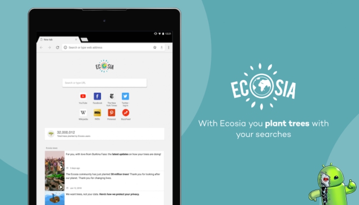 Ecosia Browser - Fast & Green