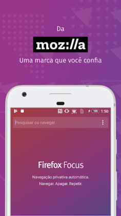 Firefox Focus O navegador da privacidade