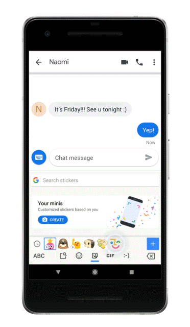Google Adiciona Emojis Baseados no Seu Rosto ao Teclado do Android