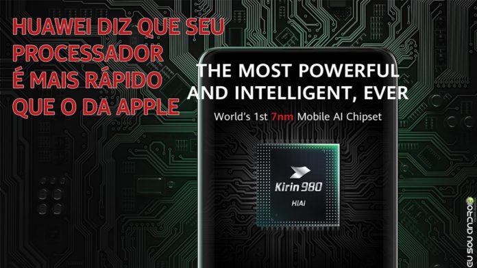 Huawei diz que Kirin 980 é Mais Rápido que Chip A12 Bionic da Apple CAPA 1