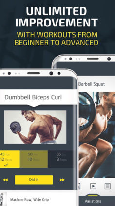 Gym Workout Tracker & Trainer for weight lifting