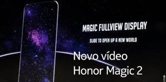 Honor Magic 2 Surge em Vídeo Mostrando Posição da Câmera Frontal Honor Magic 2 surge em vídeo capa