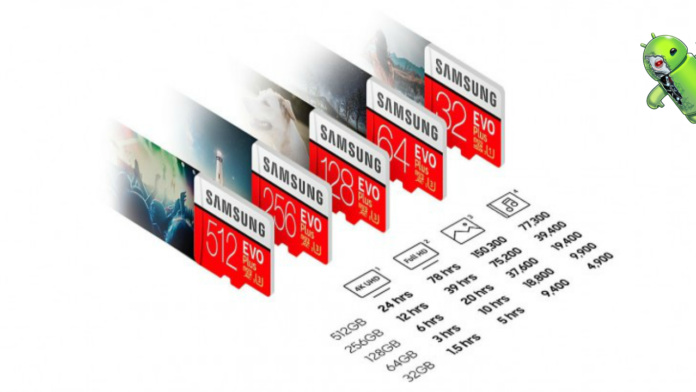 Samsung lança seu primeiro cartão microSD de 512 GB