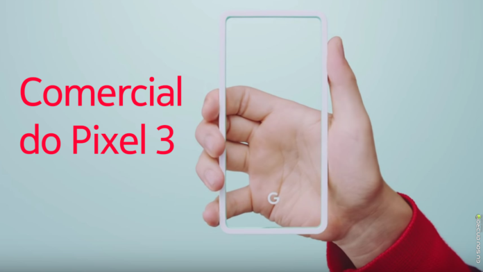 comercial do pixel 3 capa