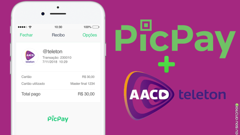 PicPay Cria Campanha Criativa Para Doar 100 Mil Reais Para o Teleton! capa 1