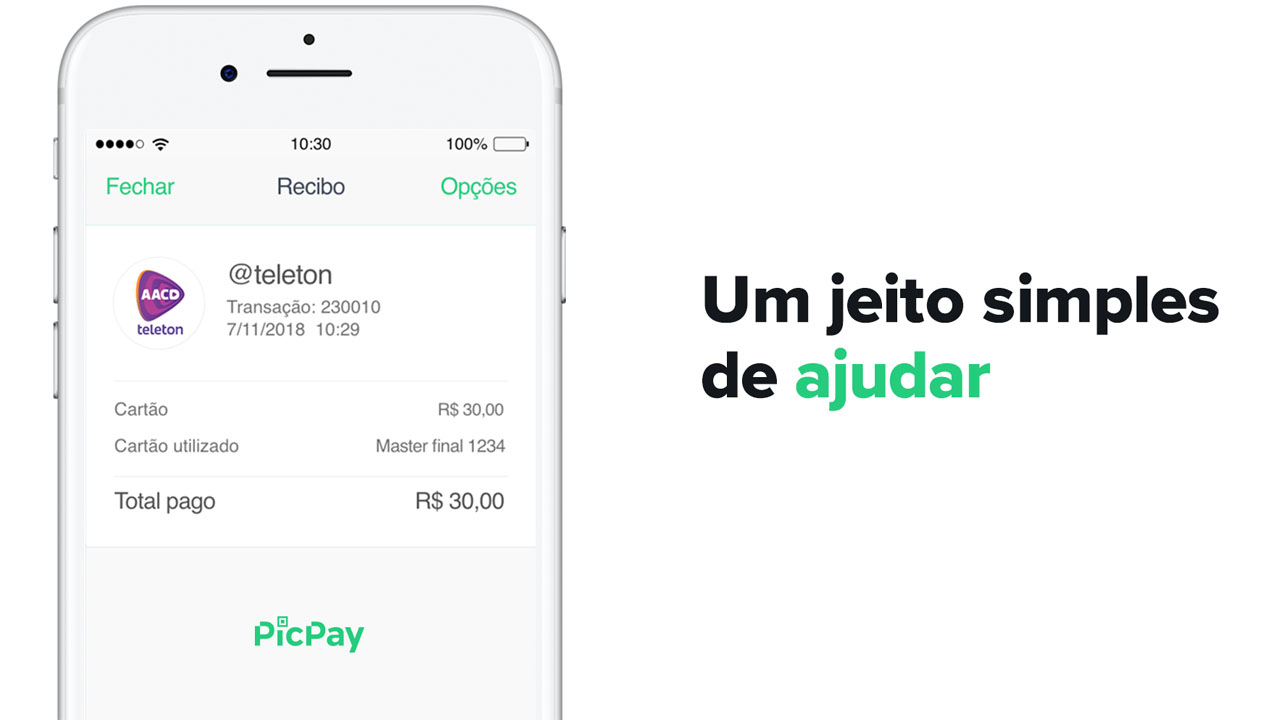 PicPay cria campanha criativa para doar 100 mil reais para o Teleton! capa 2