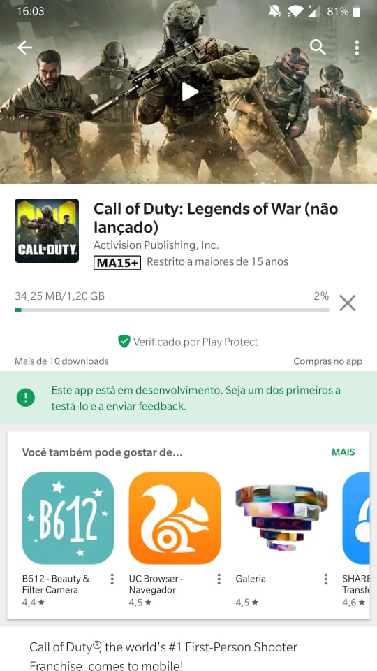 Call of Duty chegou para Android (1)