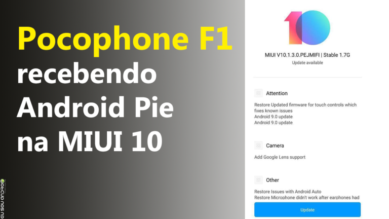 Pocophone F1 está recebendo Android Pie na versão final capa 1