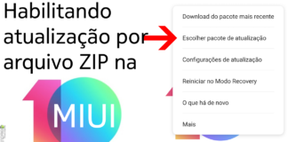 Como Reativar Atualização por Arquivo ZIP na MIUI 10 Ativando atualização por arquivo ZIP na MIUI 10 capa