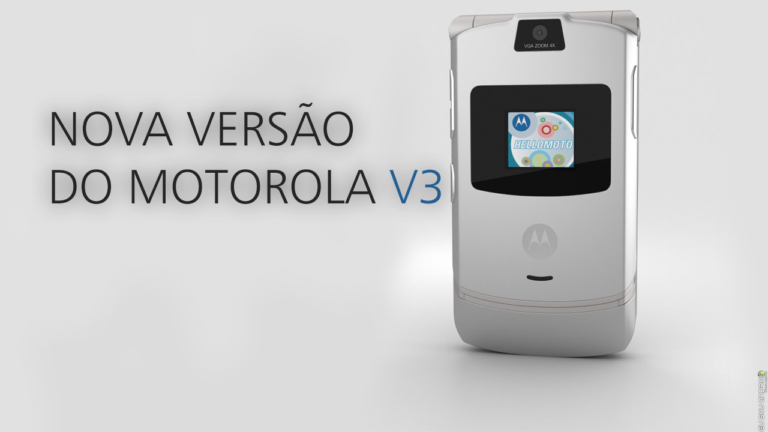 Motorola V3 Deve ser Relançado com Tela Flexível CAPA