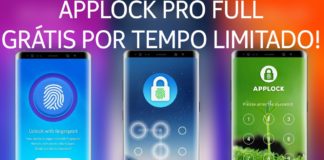 Proteja seus Aplicativos com o AppLock PRO Sem Pagar NADA POR TEMPO LIMITADO! Proteja seus Aplicativos com o AppLock PRO Sem Pagar NADA POR TEMPO LIMITADO! CAPA