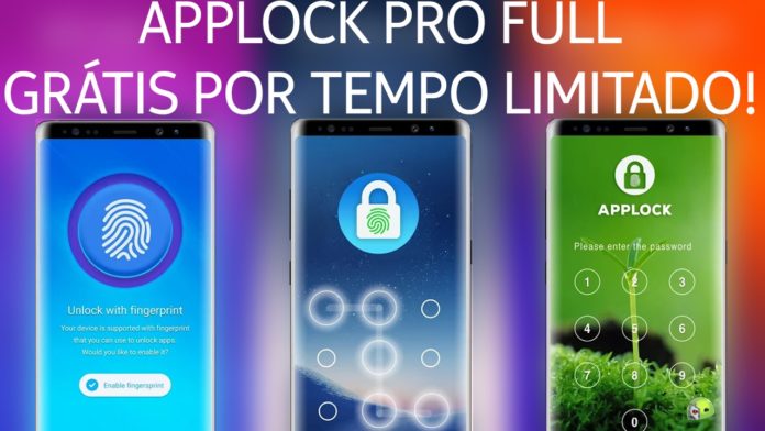 Proteja seus Aplicativos com o AppLock PRO Sem Pagar NADA POR TEMPO LIMITADO! CAPA