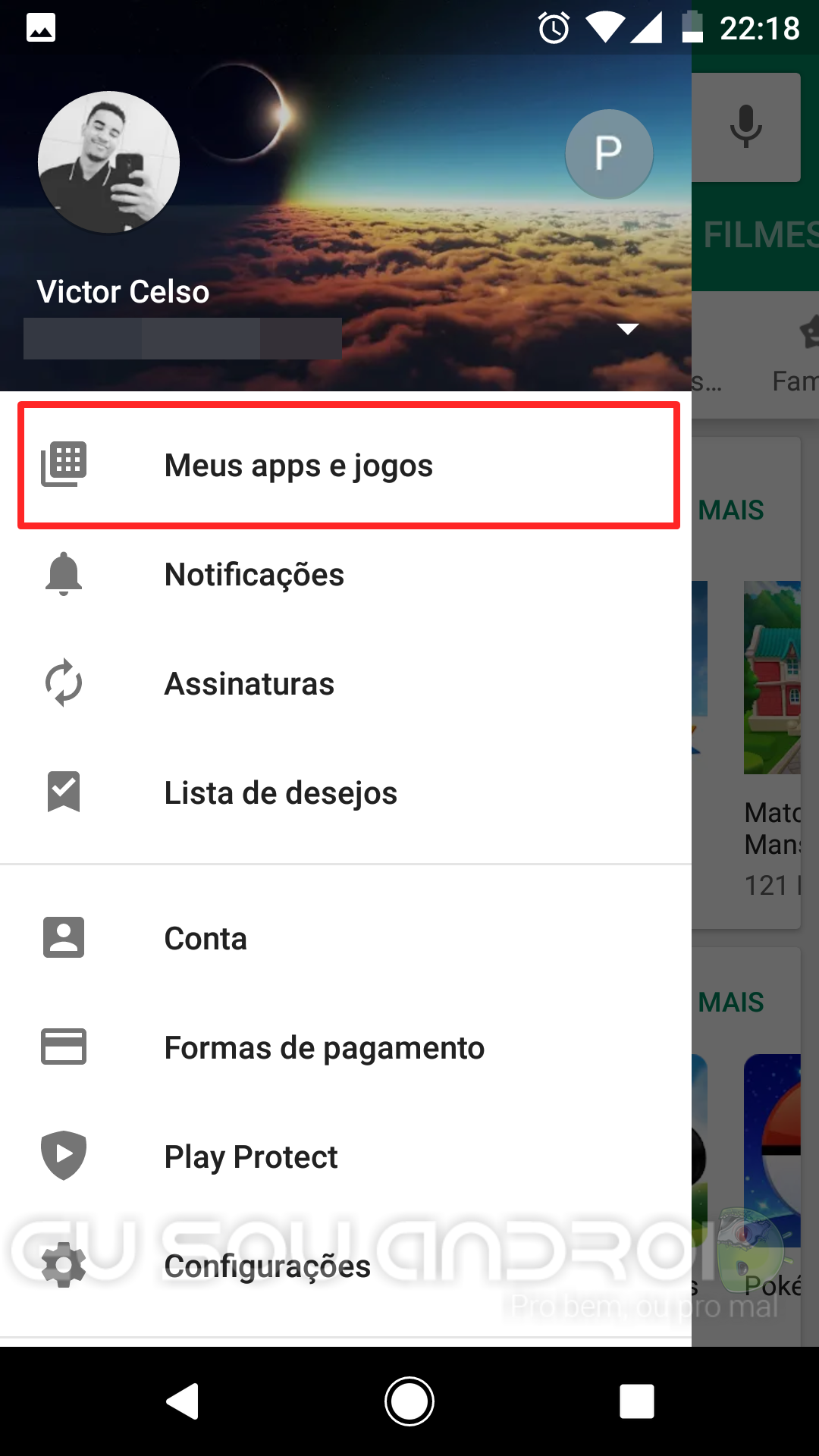 desinstalar vários apps ao mesmo tempo