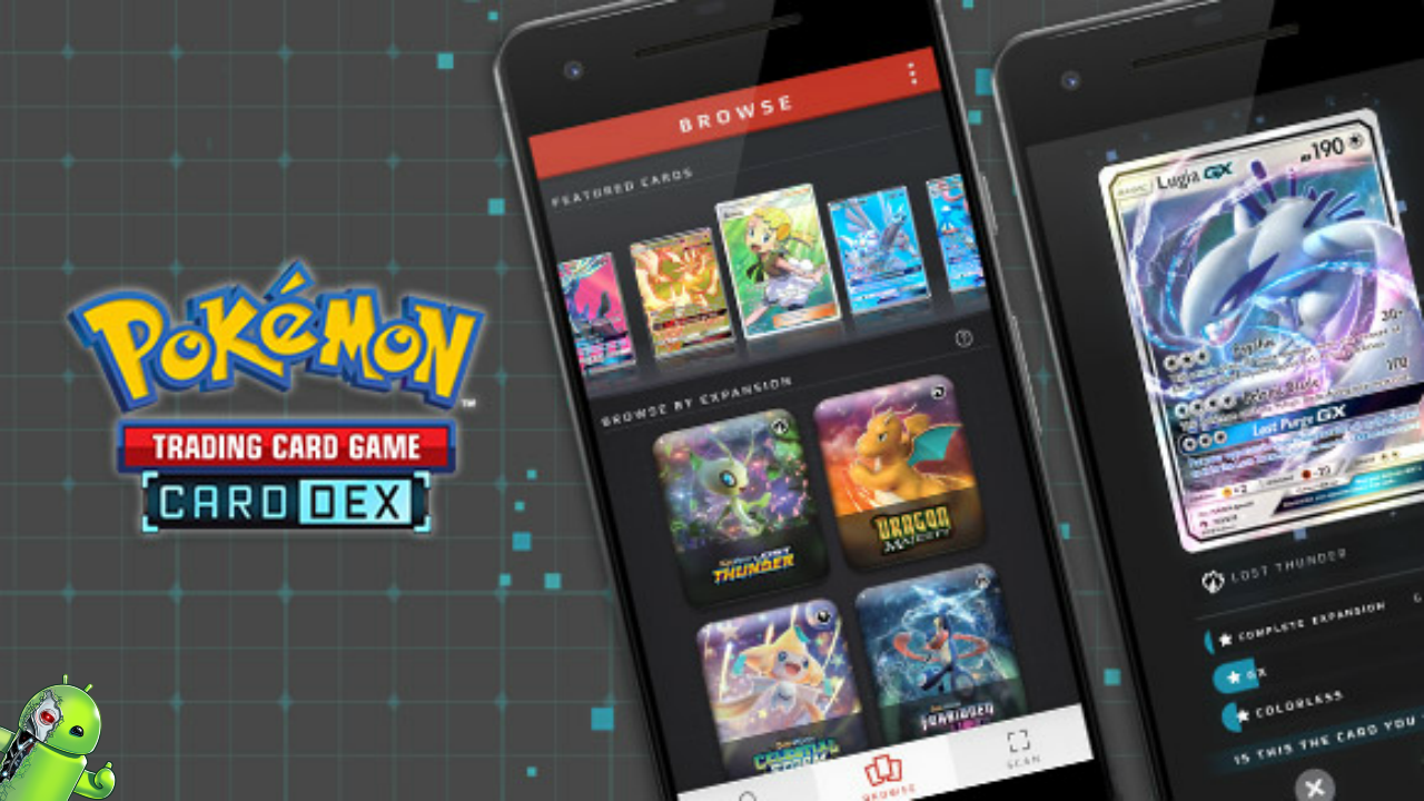 Dex de Cartas do Pokémon Disponível para Android - Eu Sou 