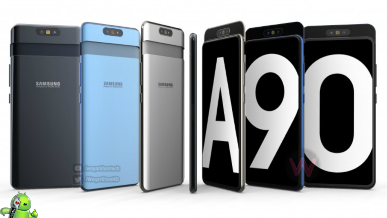 Samsung Galaxy A90 aparece em vídeo mostrando controle deslizante com uma câmera rotativa