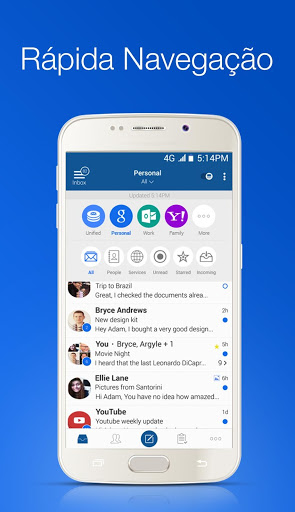 Blue Mail - Email & Calendário App 