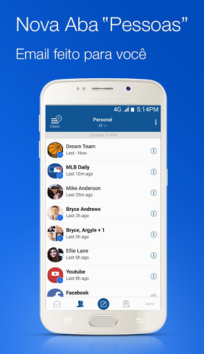 Blue Mail - Email & Calendário App 