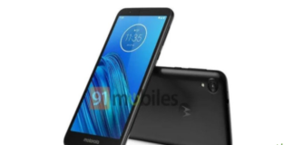 Motorola Moto E6 aparece em uma nova imagem Motorola Moto E6 aparece em uma nova imagem