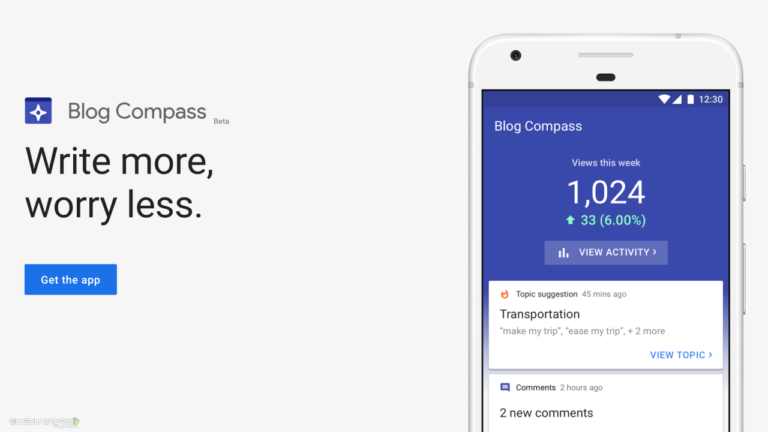 Google desativa o aplicativo Blog Compass