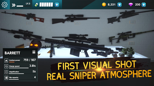 Missão Sniper - Jogos de tiro grátis