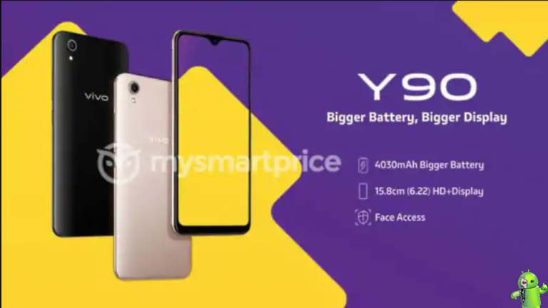 Vivo Y90 tem imagens e especificações vazadas