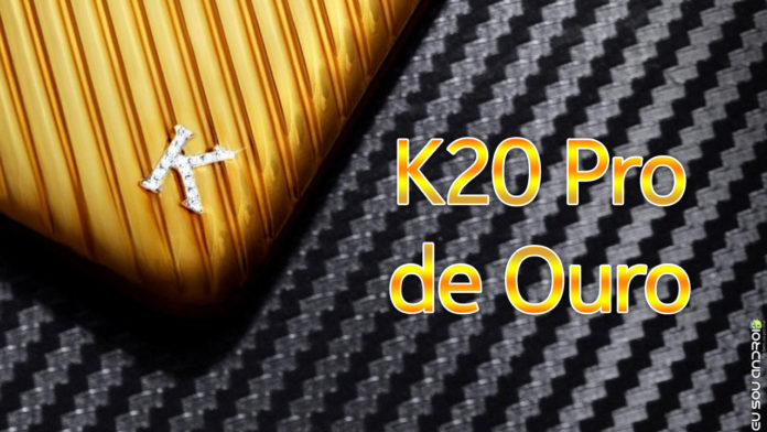 Xiaomi Lança K20 Pro de Ouro com Detalhes de Diamantes capa