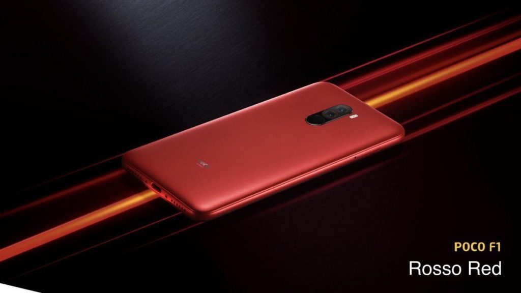 Coisas Que Você Precisa Saber Antes de Comprar um Xiaomi - imagem de um pocophone vermelho com a tela para baixo.