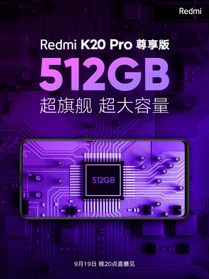 Edição Exclusiva do Redmi K20 Pro virá com 12GB de RAM