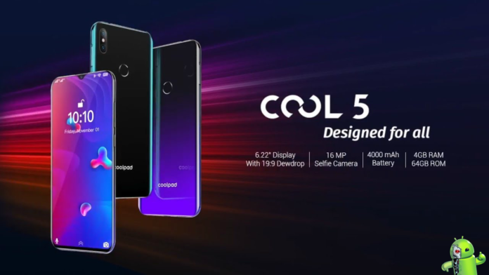 Coolpad Cool 5 é anunciado com Helio P22 e bateria de 4.000 mAh