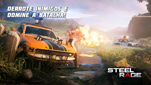 Steel Rage: Guerra e ação JxJ com carros-robô
