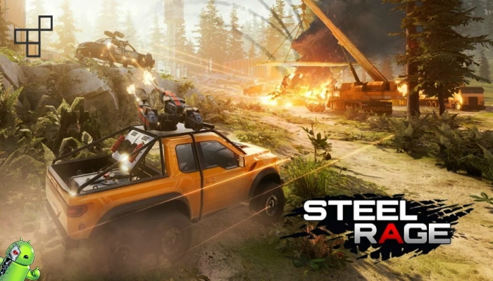 Steel Rage: Guerra e ação JxJ com carros-robô