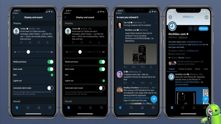 Twitter lança oficialmente o modo escuro compatível para todos os usuários