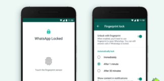 WhatsApp ganha nova atualização que permite o desbloqueio por meio da impressão digital WhatsApp ganha nova atualização que permite o desbloqueio por meio da impressão digital