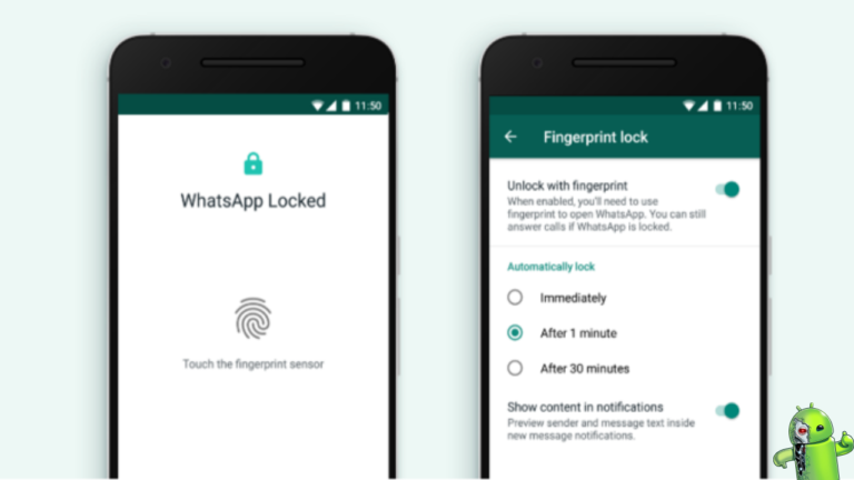 WhatsApp ganha nova atualização que permite o desbloqueio por meio da impressão digital