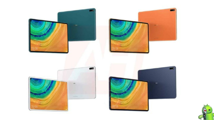 Huawei MatePad Pro aparece em 4 cores diferentes